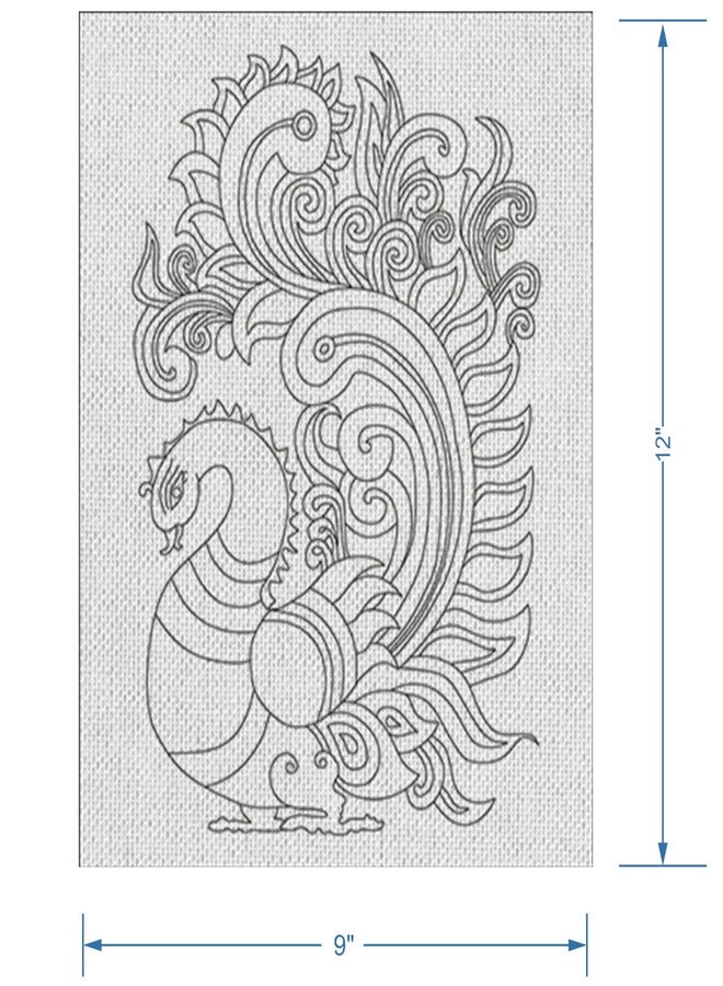 HOBBY INDIA Canvas Painting Board Kit for Kids & Adults | DIY Art & Craft Gift for Boys & Girls | Pre-Designed Indian Handmade Art | Home, Bedroom, Living Room & Office Décor (12 x 9 Inch) (K.P) - Image 2